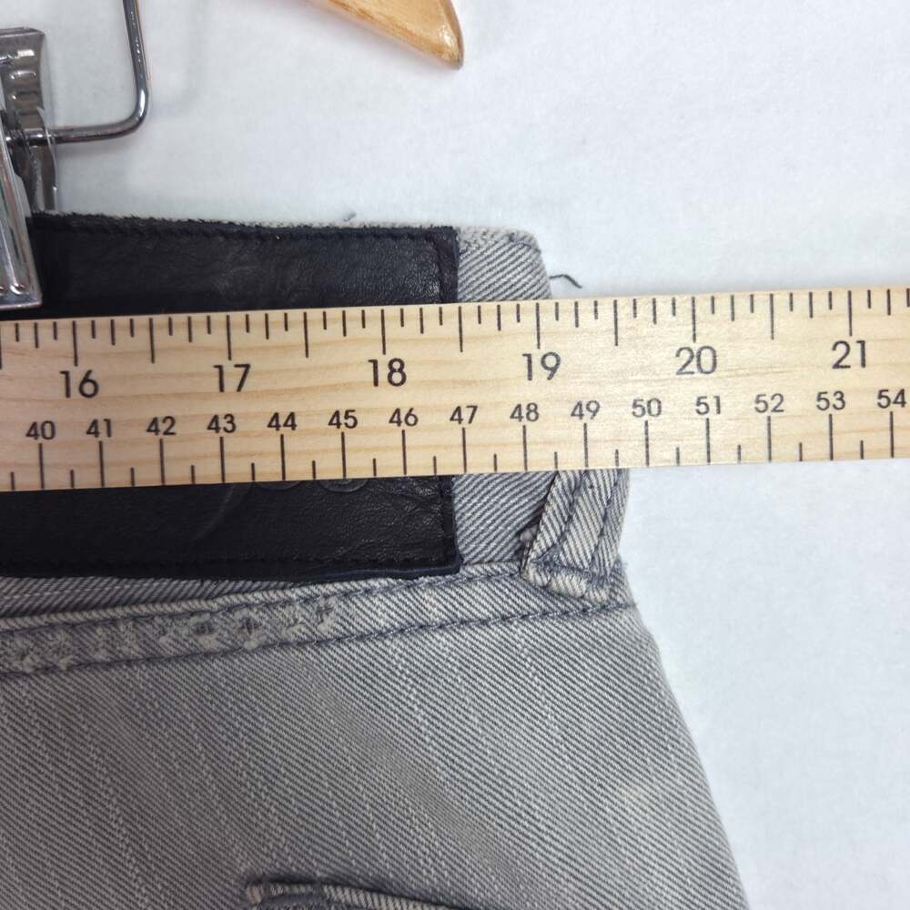 PRPS Le Sabre Jeans Mens 36 Light Grey Distressed Destroyed Slim Tapered Denim - Picture 13 of 14